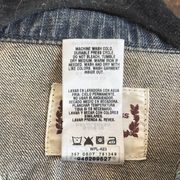 Classic Dark Blue Denim Jacket - Picture 6 of 6